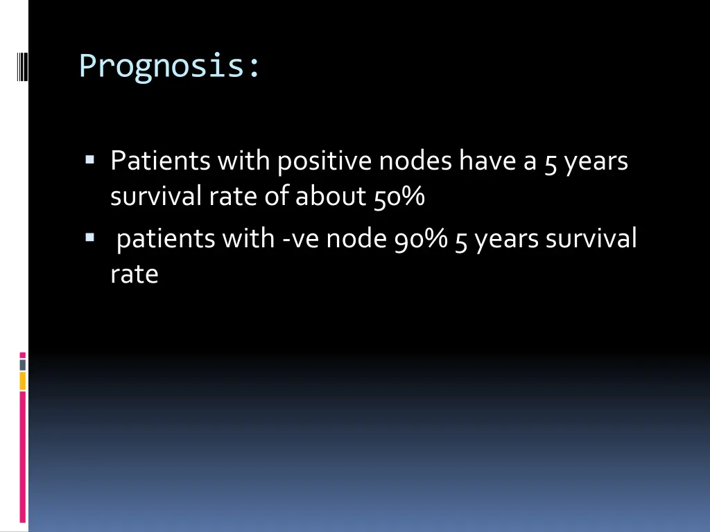 prognosis