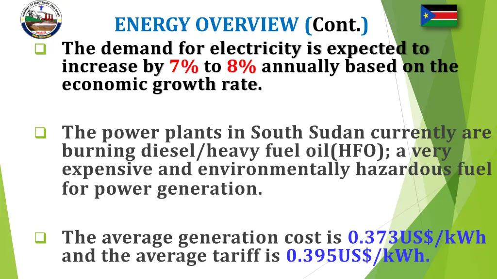 energy overview cont the demand for electricity