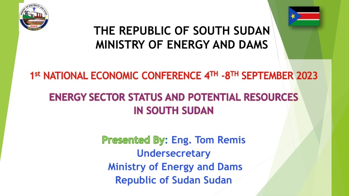 the republic of south sudan ministry of energy