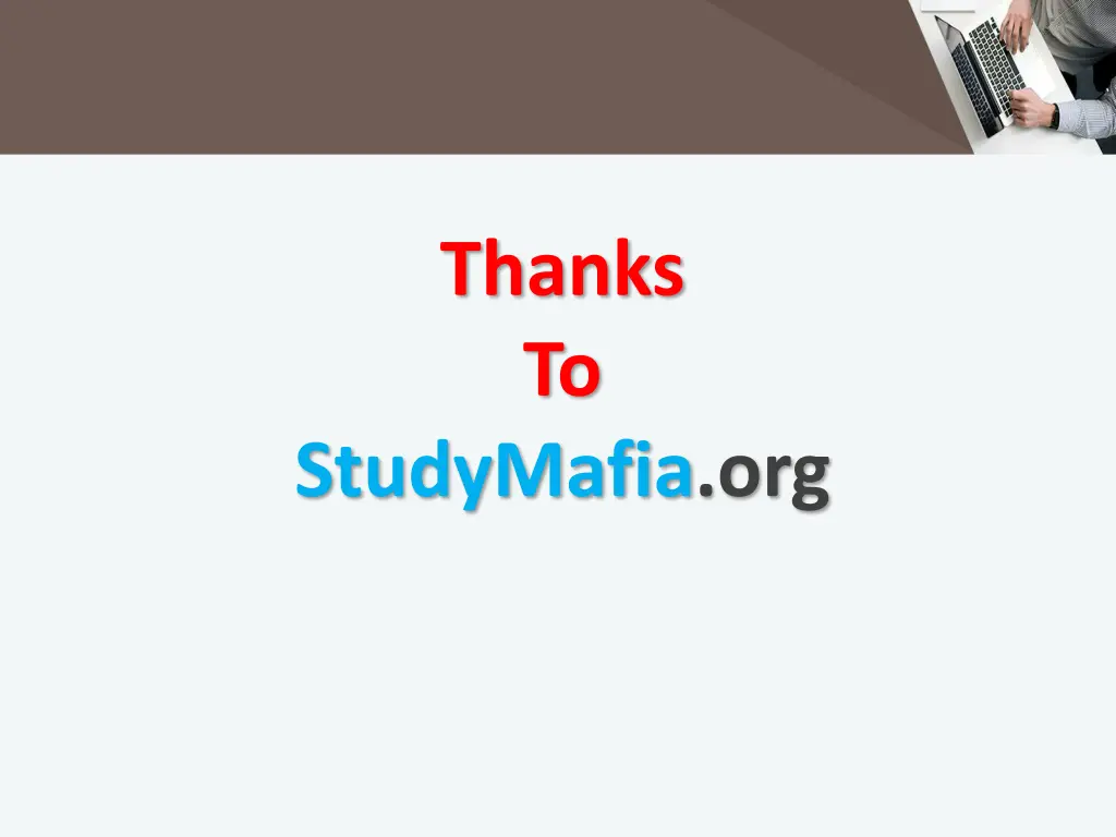 thanks to