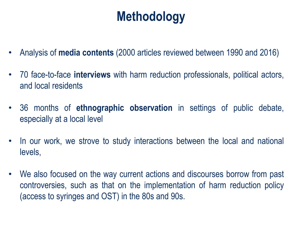 methodology