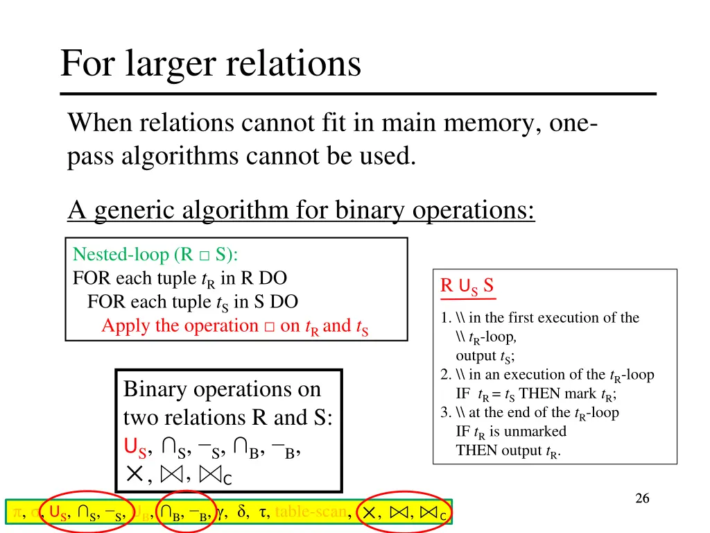 for larger relations 3