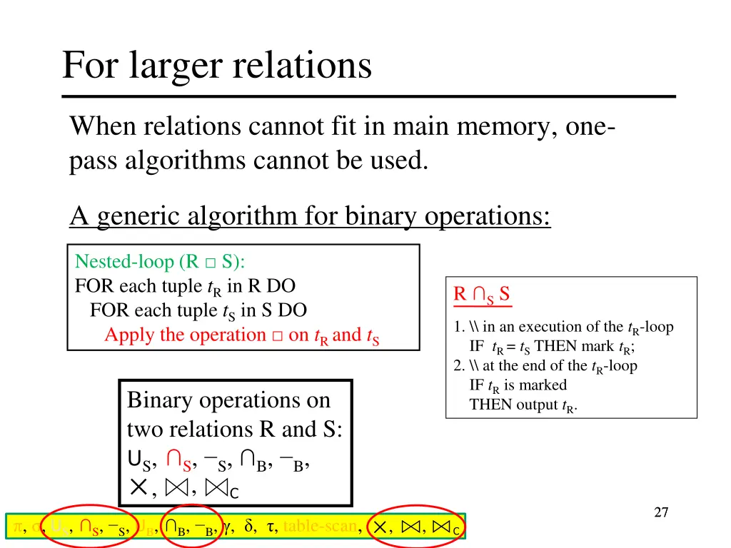for larger relations 4