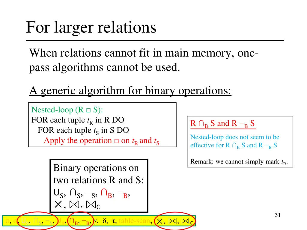 for larger relations 8