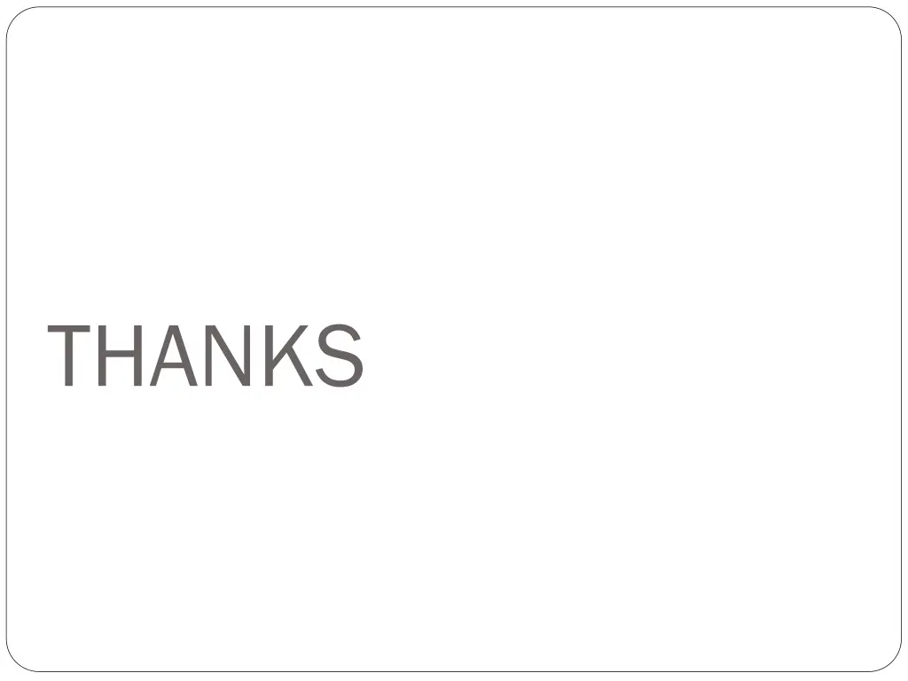 thanks