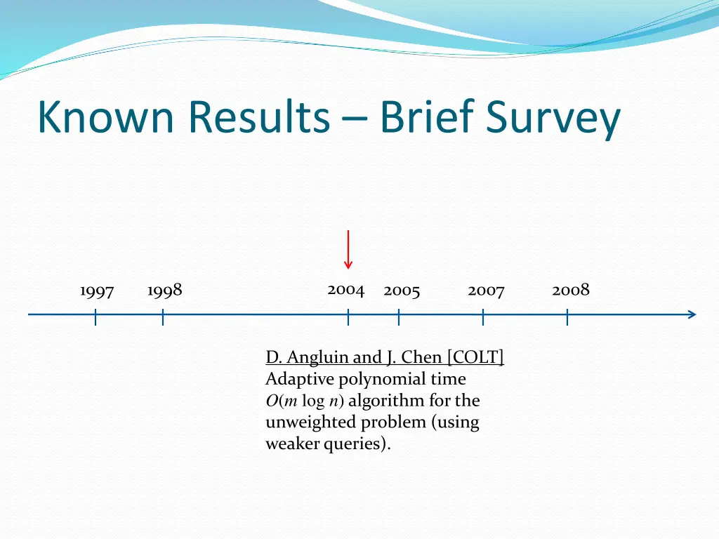 known results brief survey 3