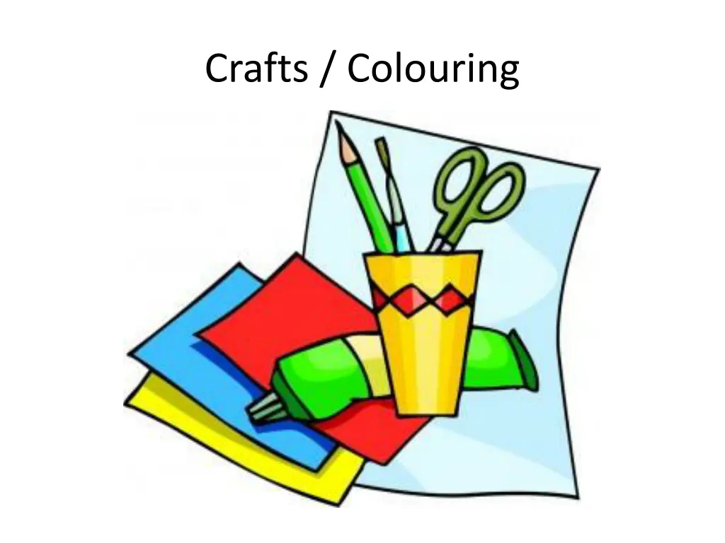 crafts colouring