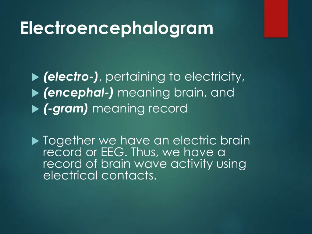 electroencephalogram