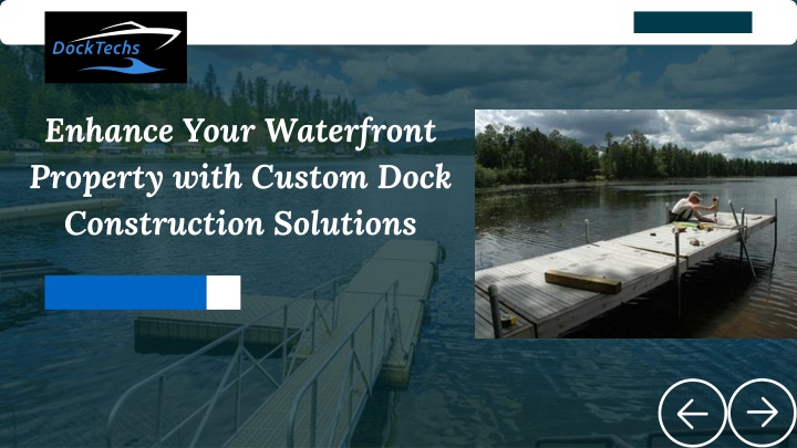 enhance your waterfront property with custom dock