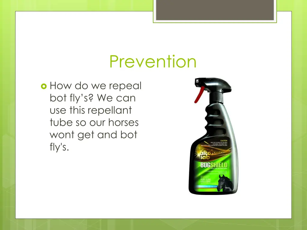 prevention