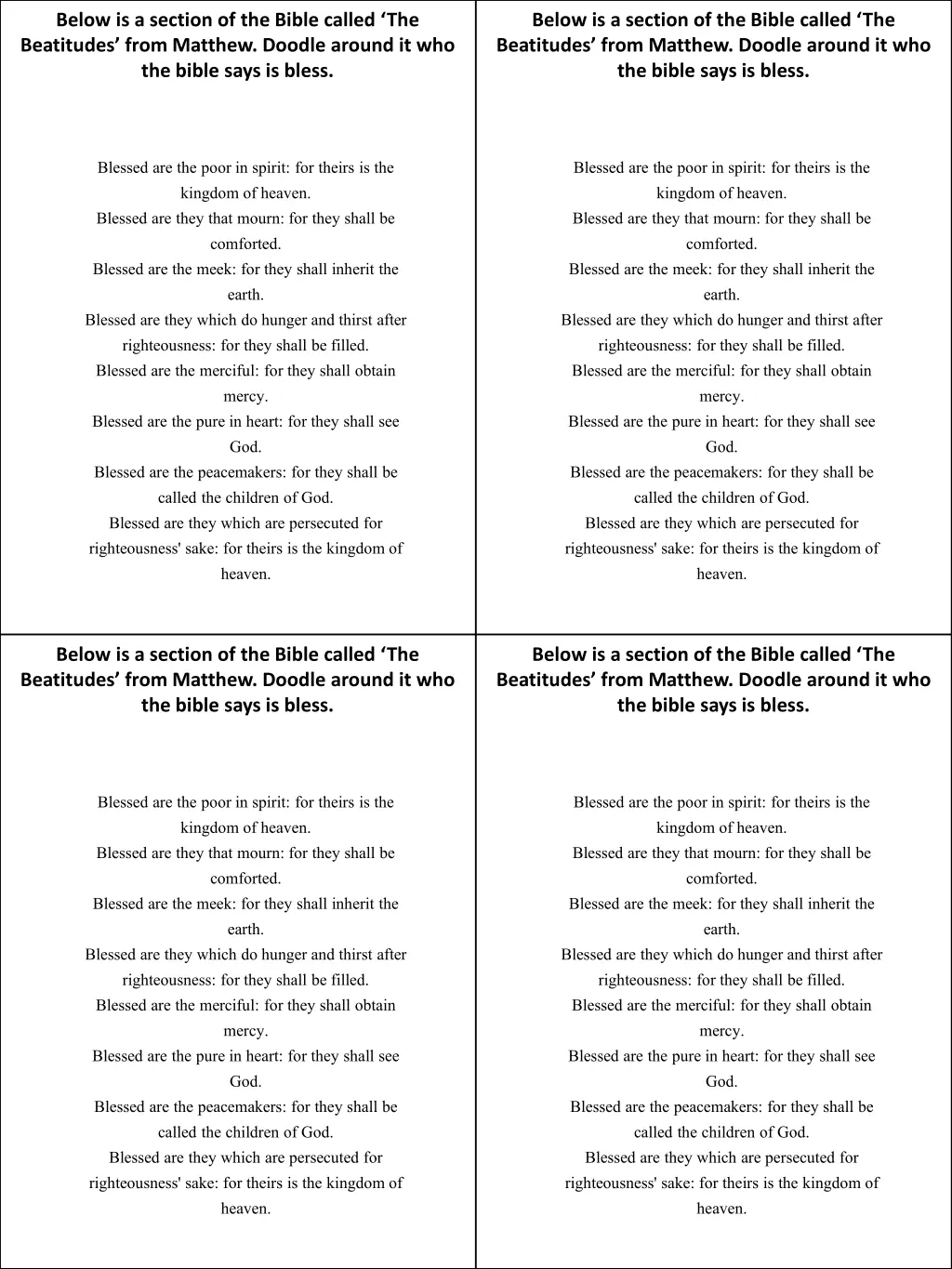 below is a section of the bible called