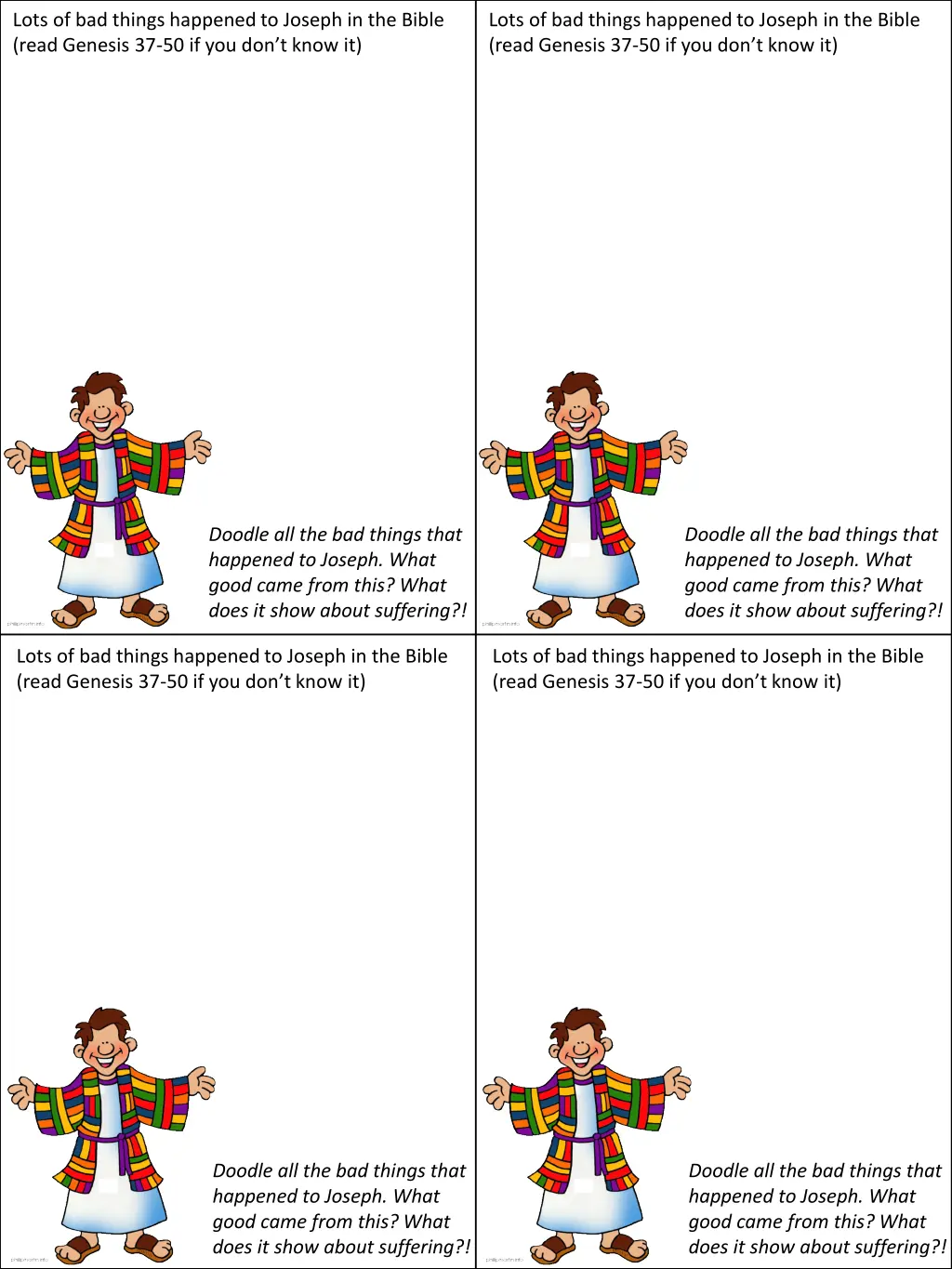 lots of bad things happened to joseph