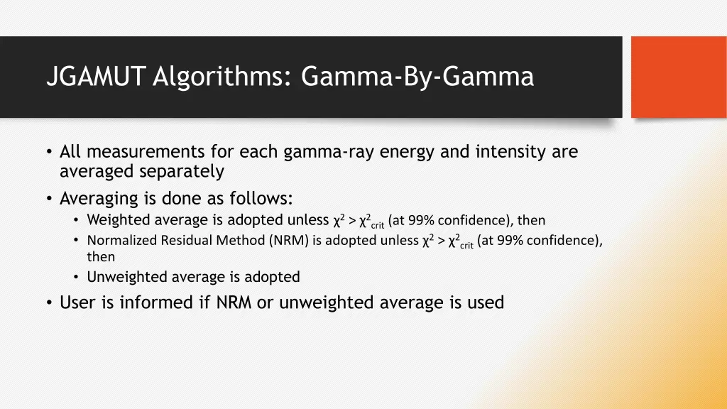 jgamut algorithms gamma by gamma