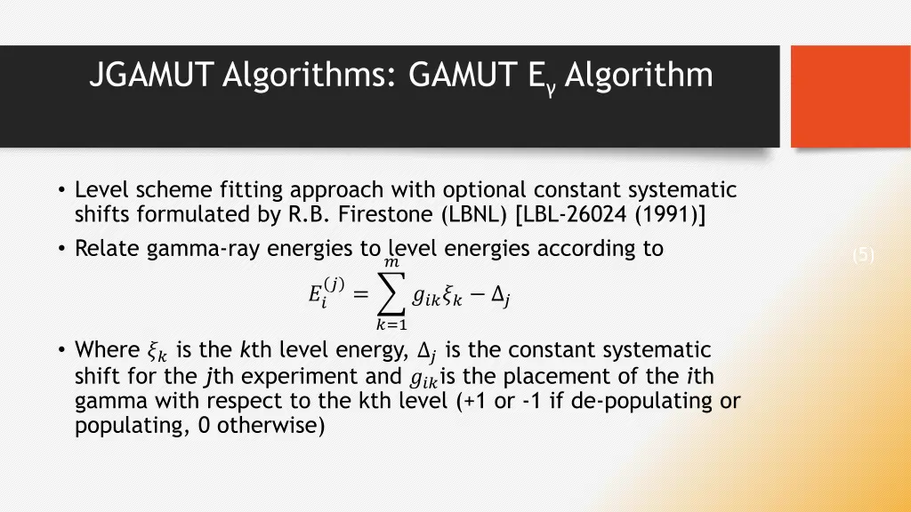jgamut algorithms gamut e algorithm