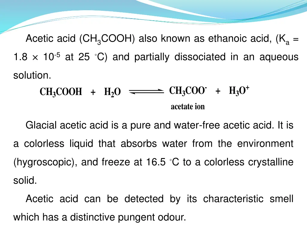 acetic acid ch 3 cooh also known as ethanoic acid
