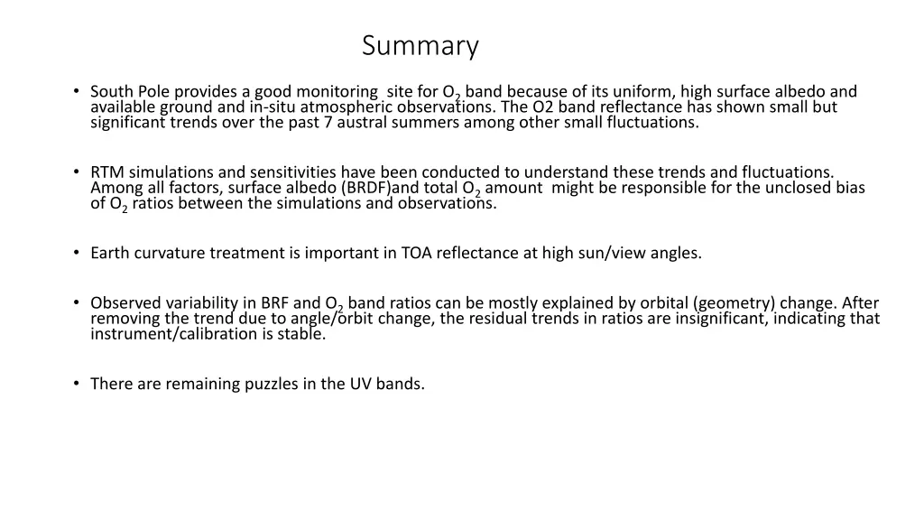summary