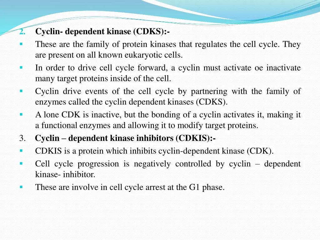 cyclin dependent kinase cdks these are the family