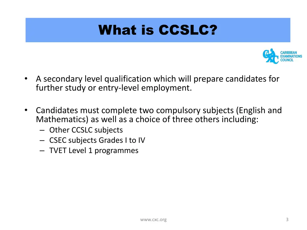 what is ccslc