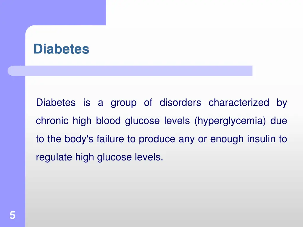 diabetes