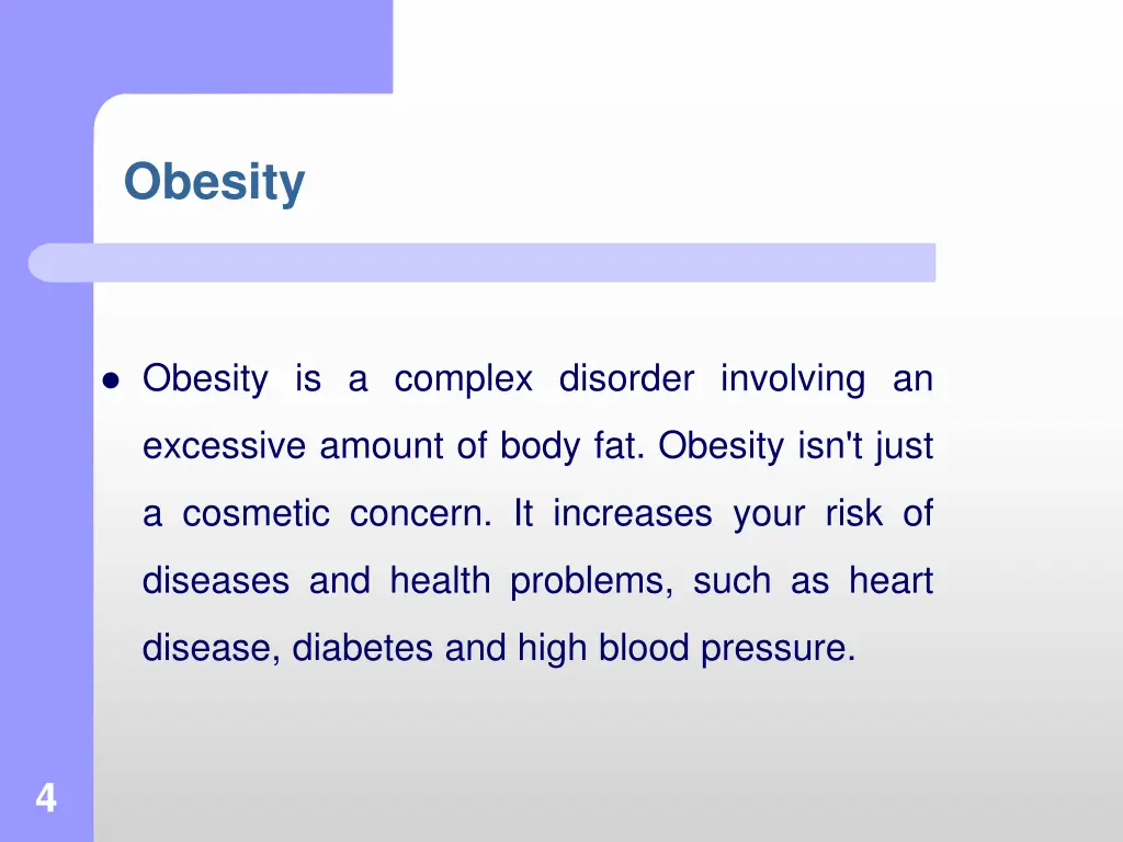 obesity