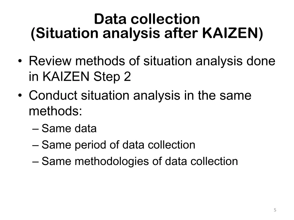 data collection