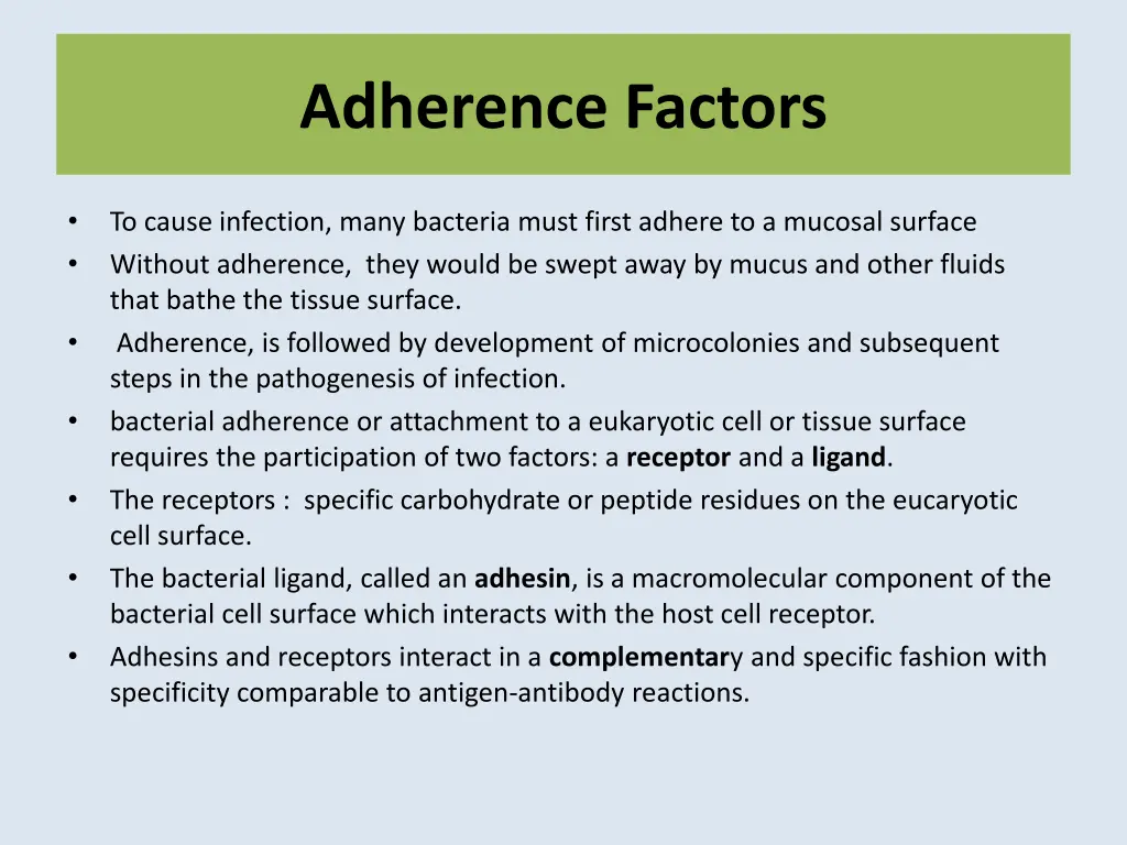 adherence factors