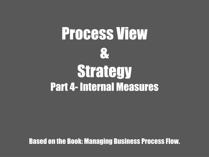 process view strategy part 4 internal measures