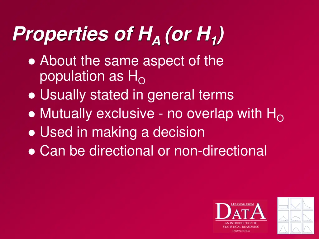 properties of h a or h 1 about the same aspect