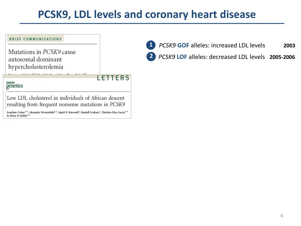 pcsk9 ldl levels and coronary heart disease 1