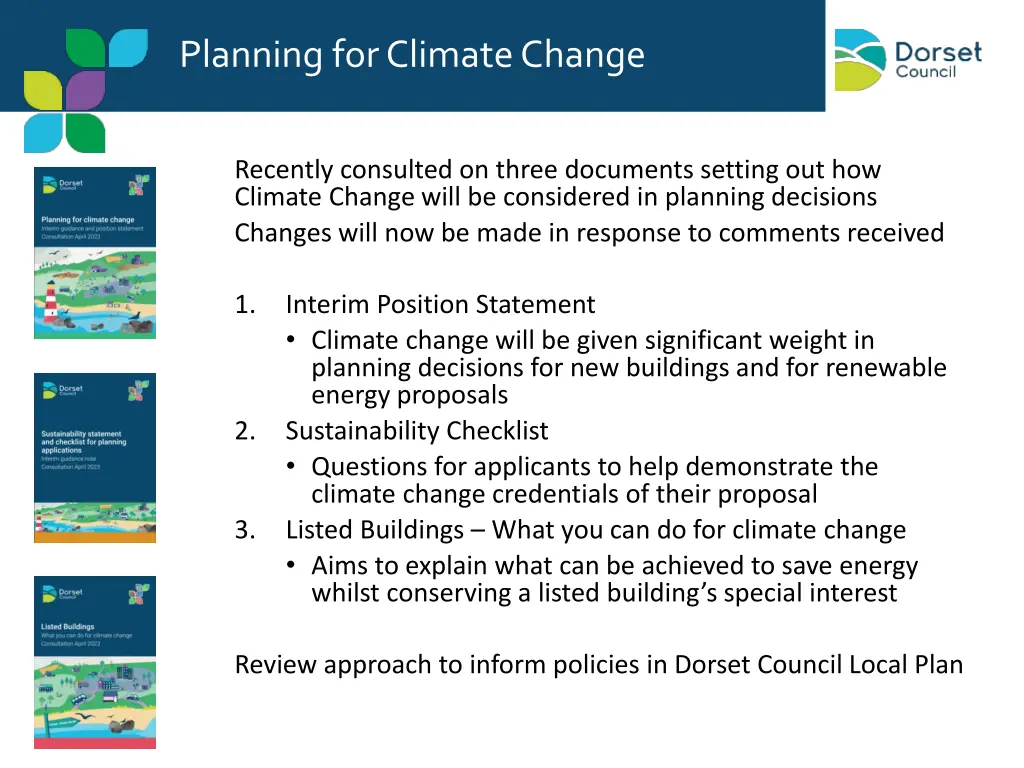 planning for climate change