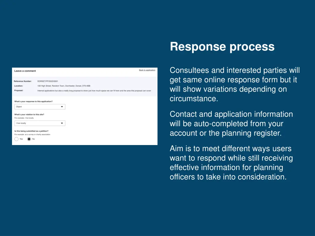 response process