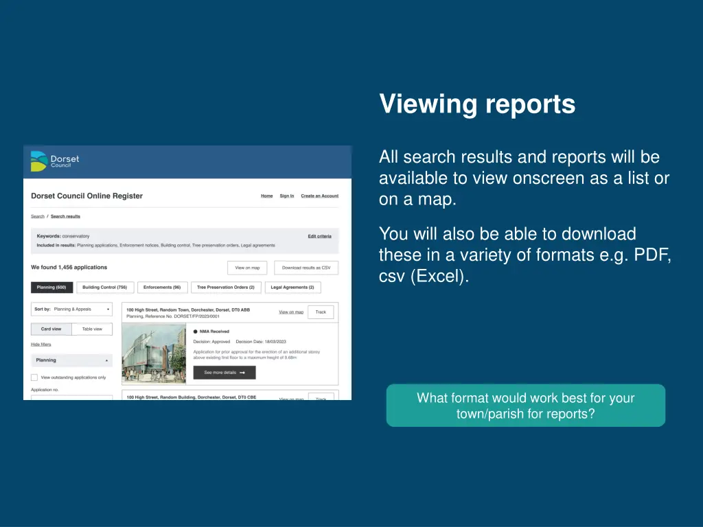 viewing reports