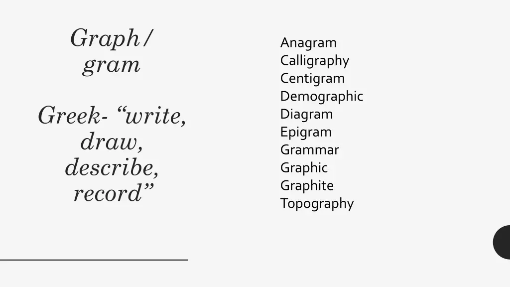graph gram