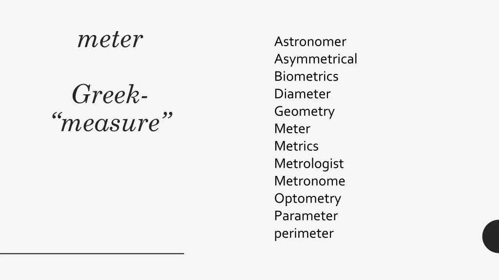 meter