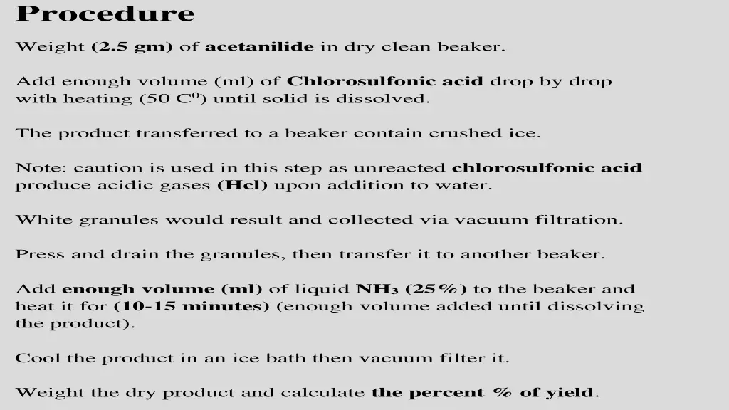 procedure