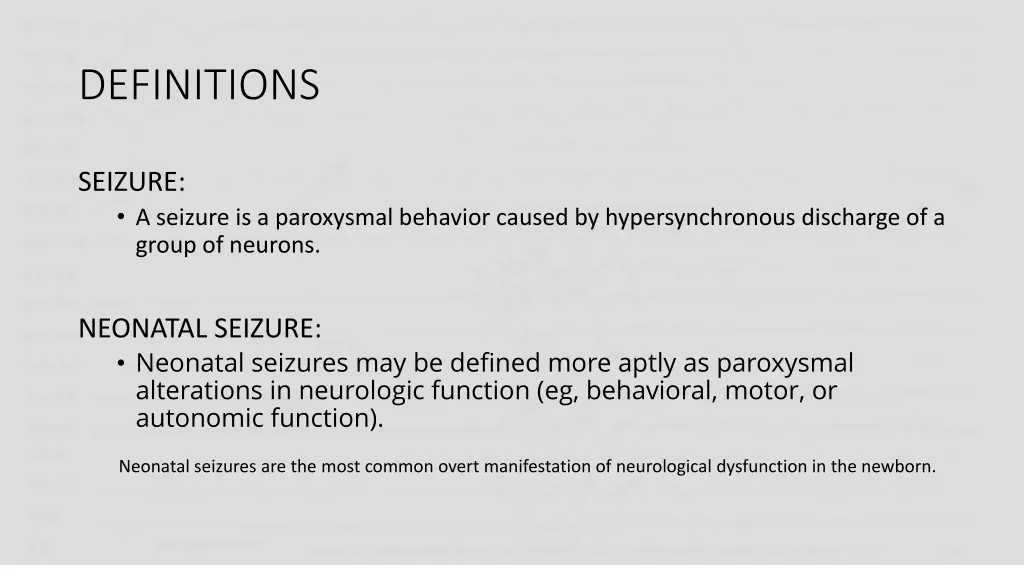 definitions