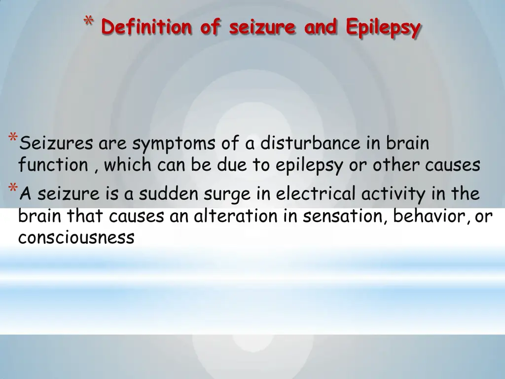 definition of seizure and epilepsy