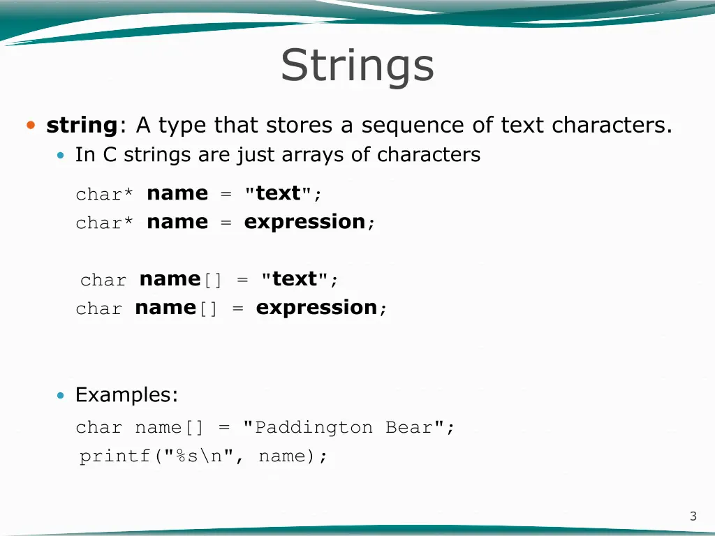 strings