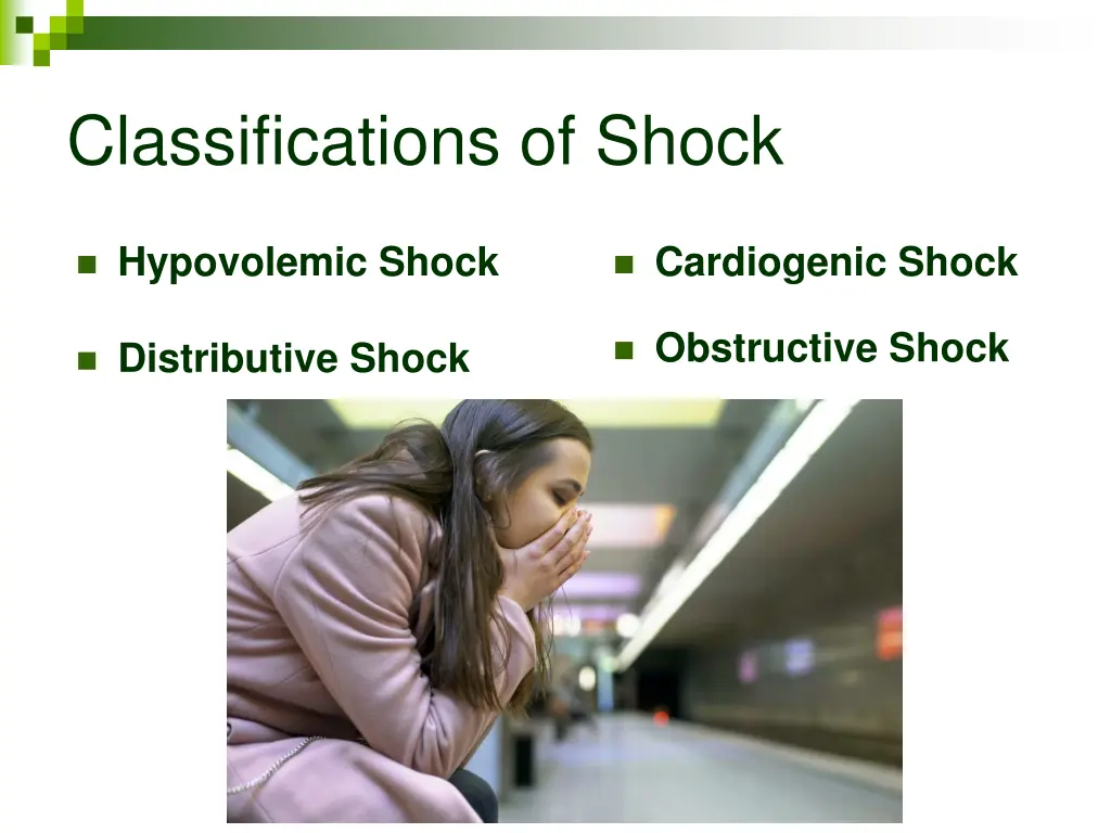 classifications of shock