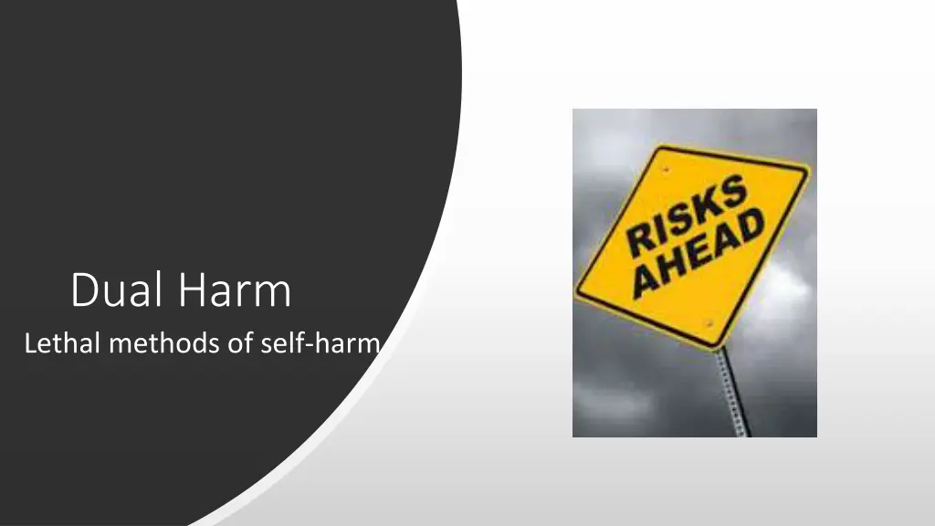 dual harm lethal methods of self harm