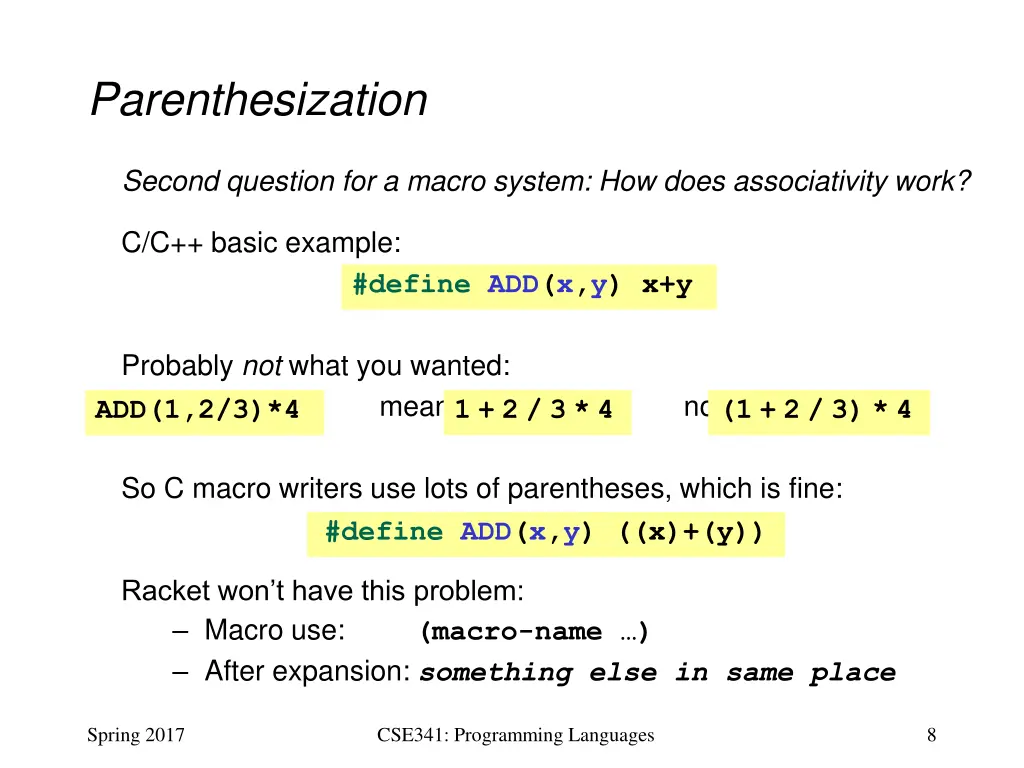 parenthesization