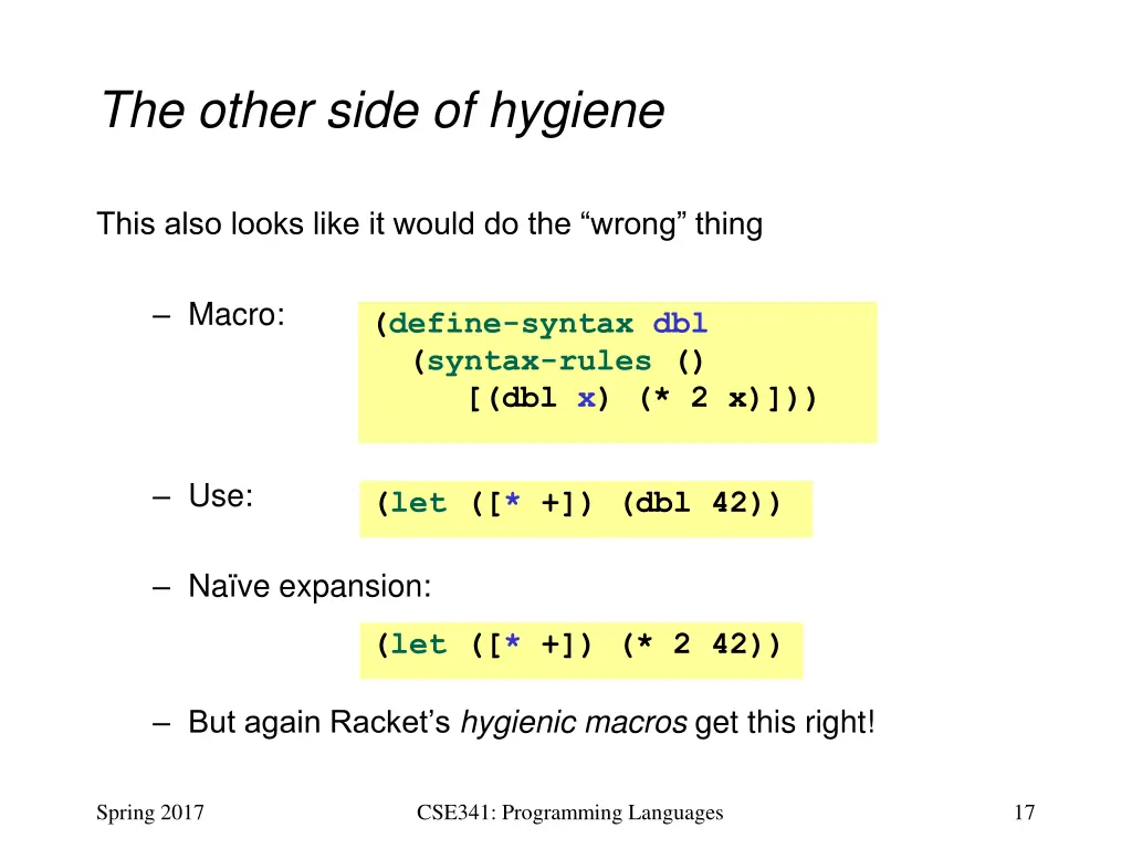 the other side of hygiene