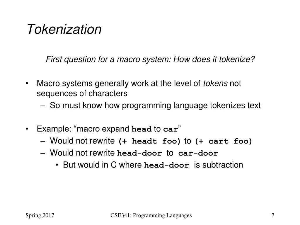 tokenization