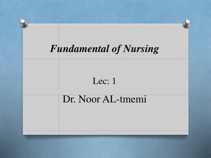 fundamental of nursing