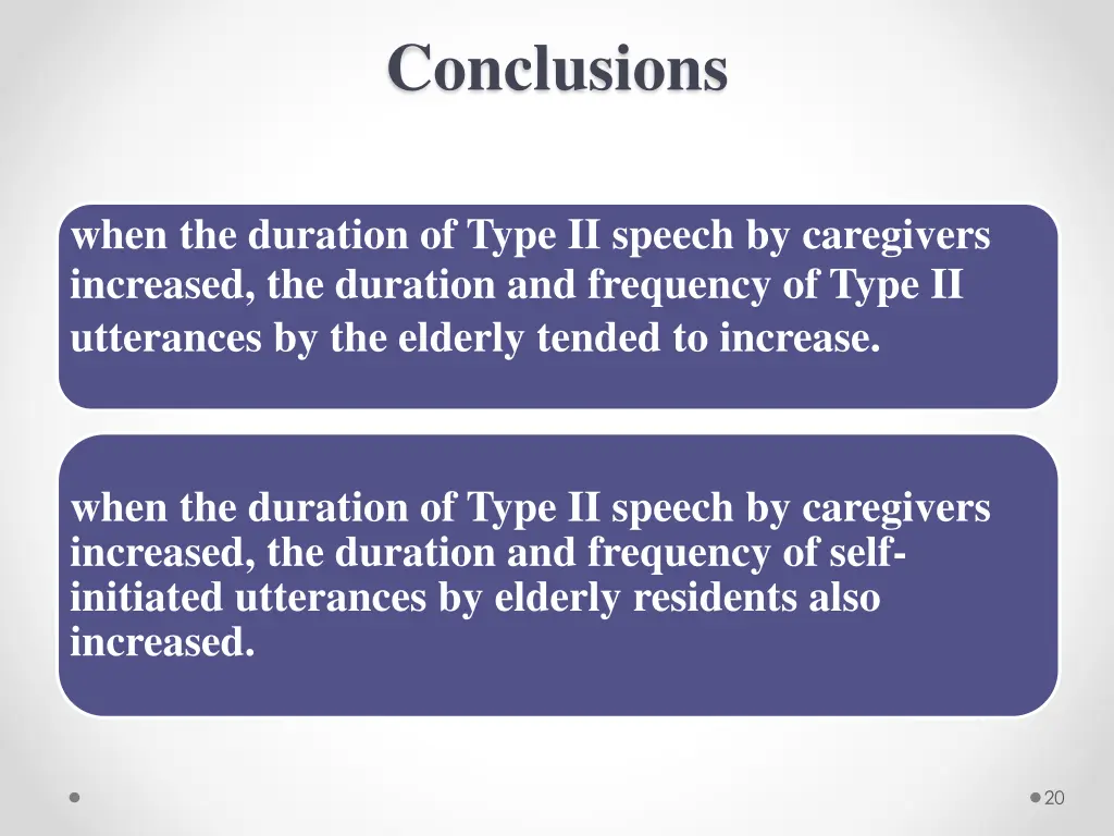 conclusions