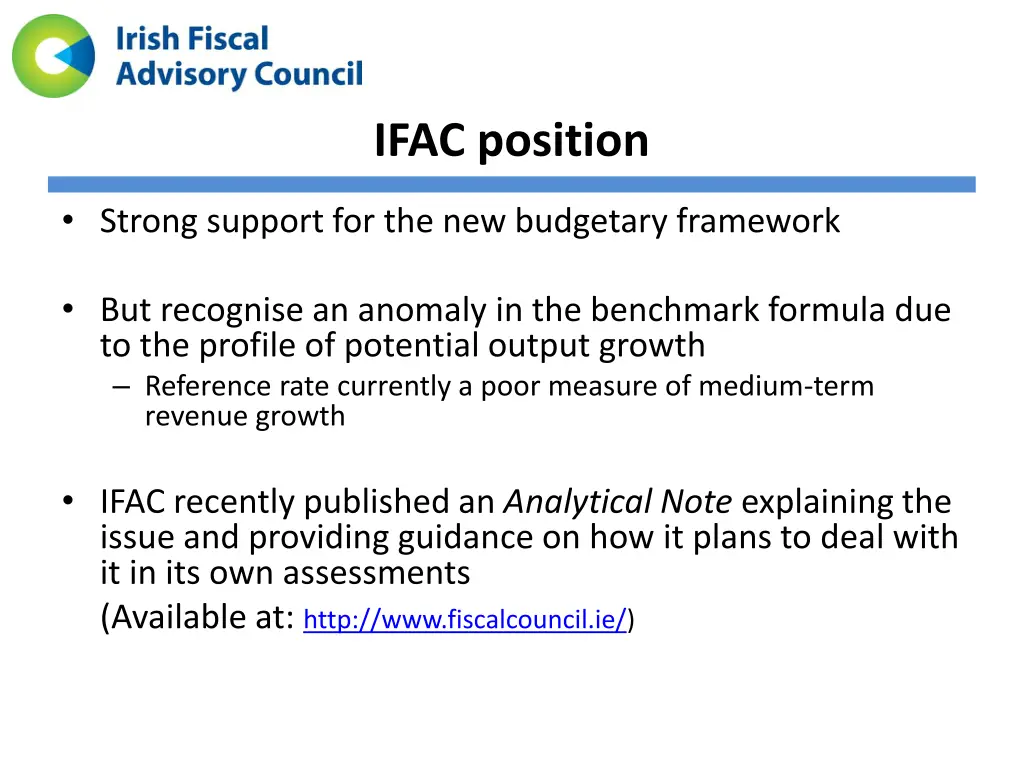 ifac position