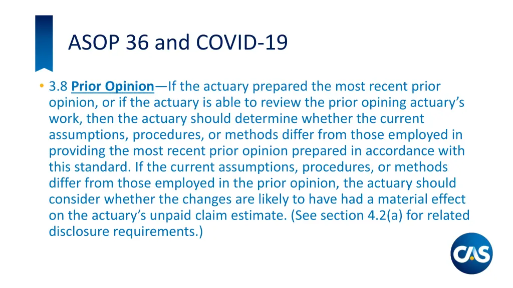 asop 36 and covid 19