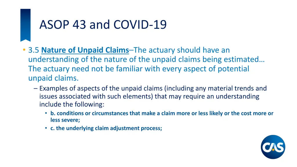 asop 43 and covid 19