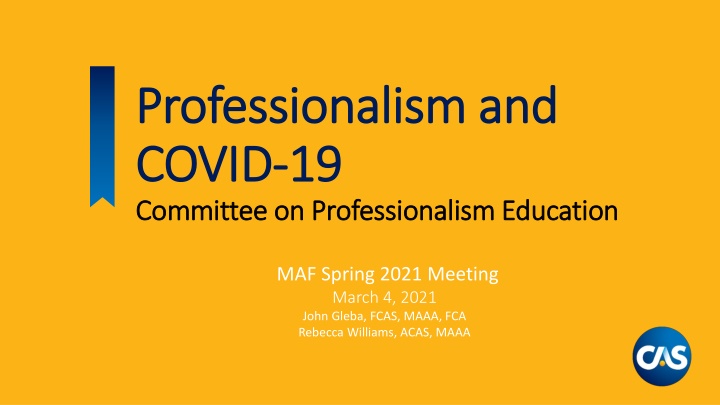 professionalism and professionalism and covid