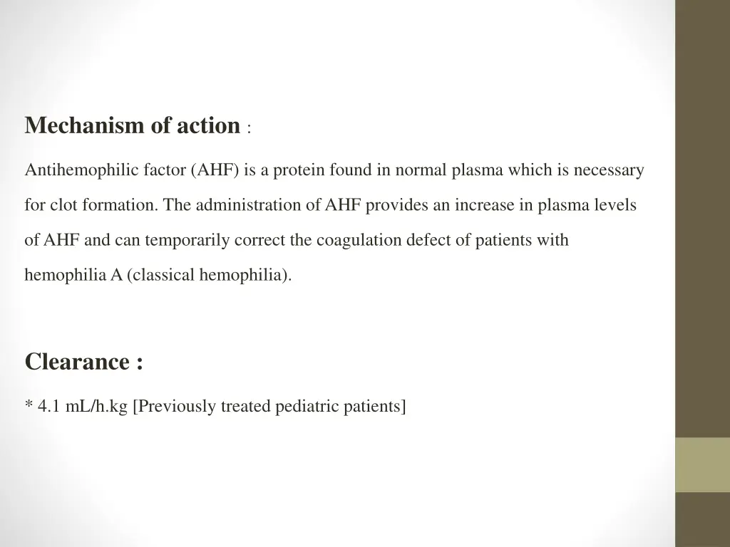 mechanism of action